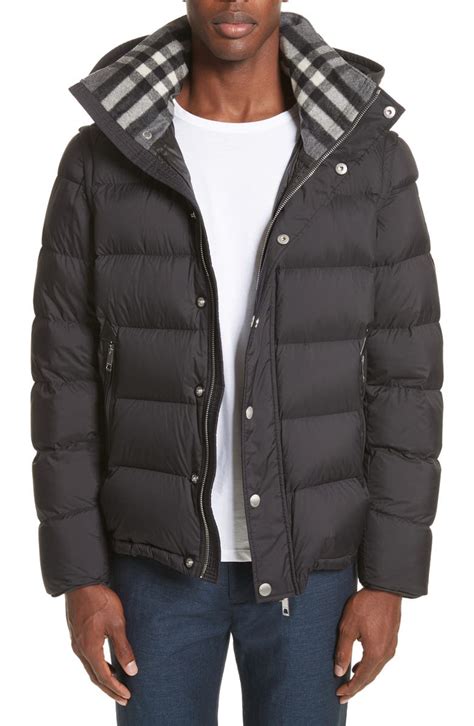 nordstrom burberry down jacket|burberry down jacket men's.